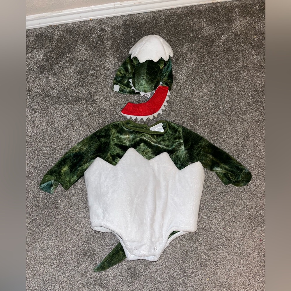 Pottery barn Dinosaur in egg costume